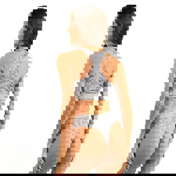 Kecks Liquid Grey Sports Bralette