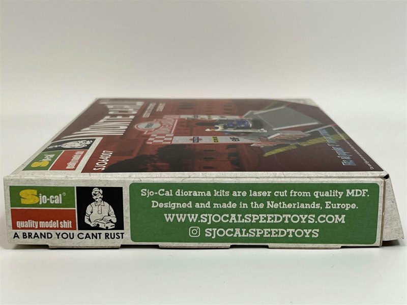 a box with a picture of a man