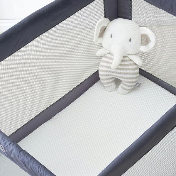 The Tiny Bed Company Tiny Dreamer Natural™ - Coconut Coir & 100% Wool Folding Travel Cot Mattress (95 x 65cm)