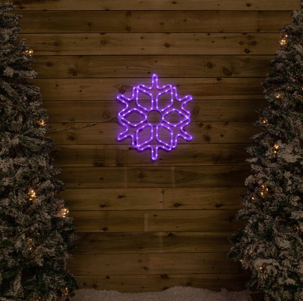 Samuel Alexander 57cm RGB Digital Light up Christmas Snowflake with Remote Control & Timer Function