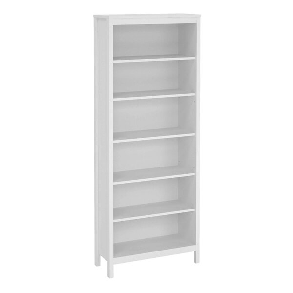 Wyld Haus Gossmere Shelving Unite White 5 Tier Shelf Bookcase