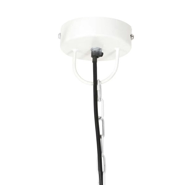 Berkfield Industrial Hanging Lamp 25 W White Round 42 cm E27