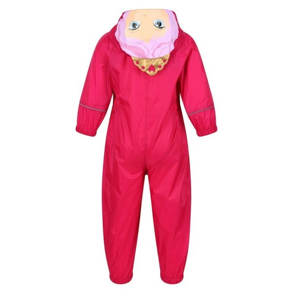 Regatta Childrens / Kids Charco Princess Waterproof Puddle Suit - Pink / Fuchsia