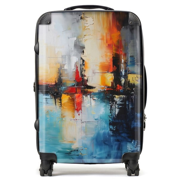 Warren Reed Reflective Splendour: City In Abstract Suitcase