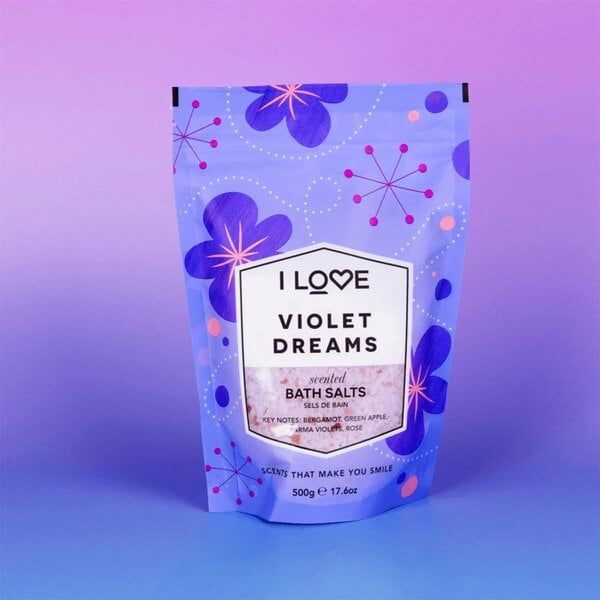 I LOVE Signature Violet Dreams Bath Salts, 500g