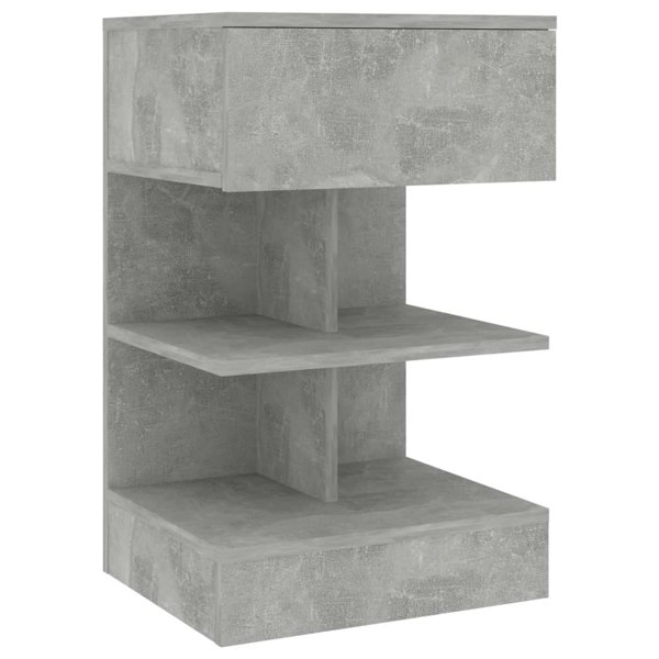 Berkfield Bedside Cabinets 2 pcs Concrete Grey 40x35x65 cm