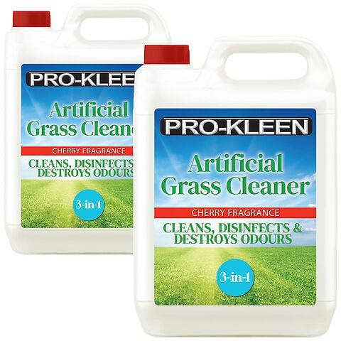 ProKleen Pro-Kleen Artificial Grass Cleaner and Disinfectant 2x5L Makes 30 Litres Perfect for Homes with Dogs Cherry Fragrance