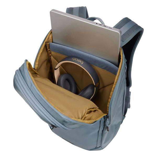 Thule Chasm Laptop Backpack 26L Pond Grey, Durable Water Resistant Travel Bag