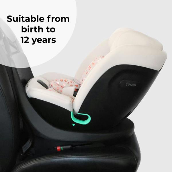 My Babiie MBCS300 i-Size (40-150cm) Spin Car Seat - Blush Leopard