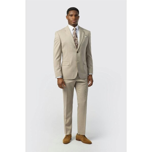 Ted Baker Tailored Fit Super 100s Taupe Twill Jacket