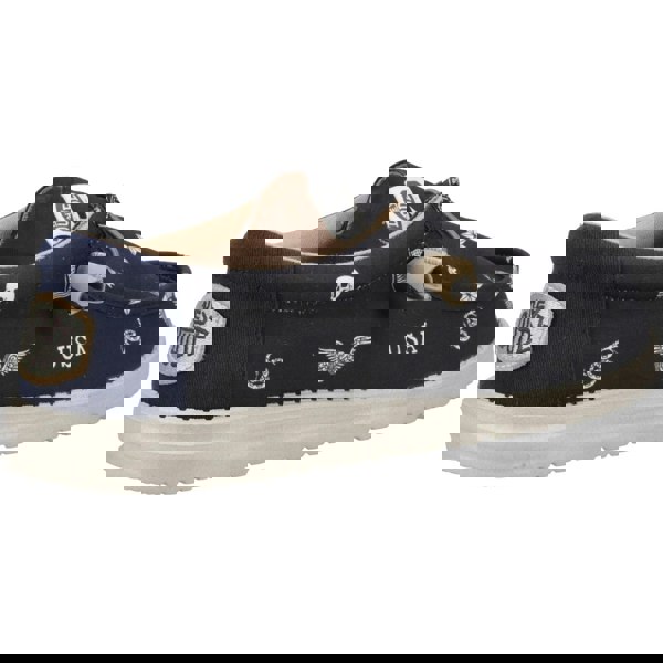HEYDUDE Wally Stars n Skulls Shoes - Black