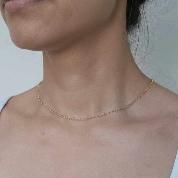 Uchi & Soto Kin Gold Bead Necklace