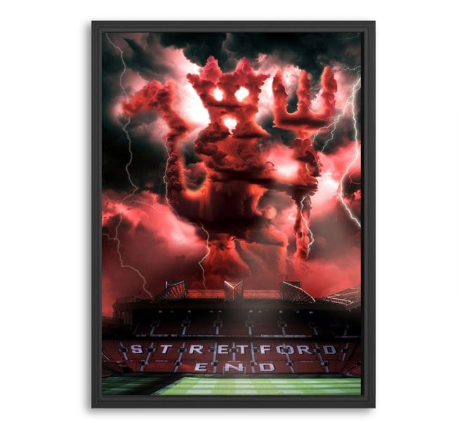 NotNiceThings Manchester United Magic Poster - Augmented Reality Art