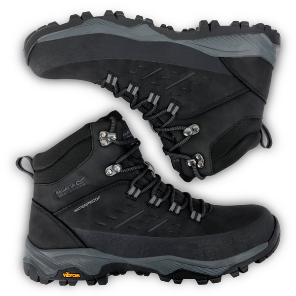 Regatta Mens Blake Walking Boots - Black