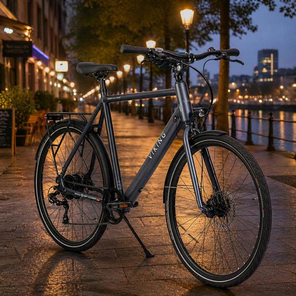 Ener-J Viking Urban Eco 36V Electric Gents Bike 700C 7 Speed – Small Frame, 250W Motor, 36V 10Ah Battery, Urban Commuter E-Bike