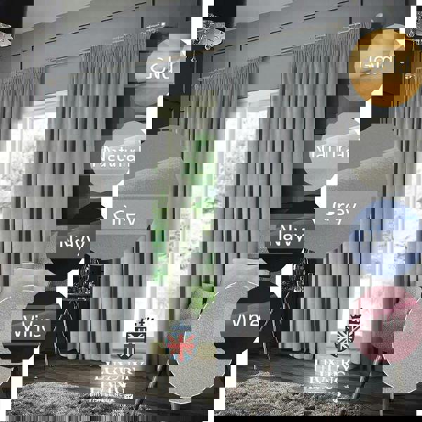 Luxury Living Montreal Taped Top Curtains