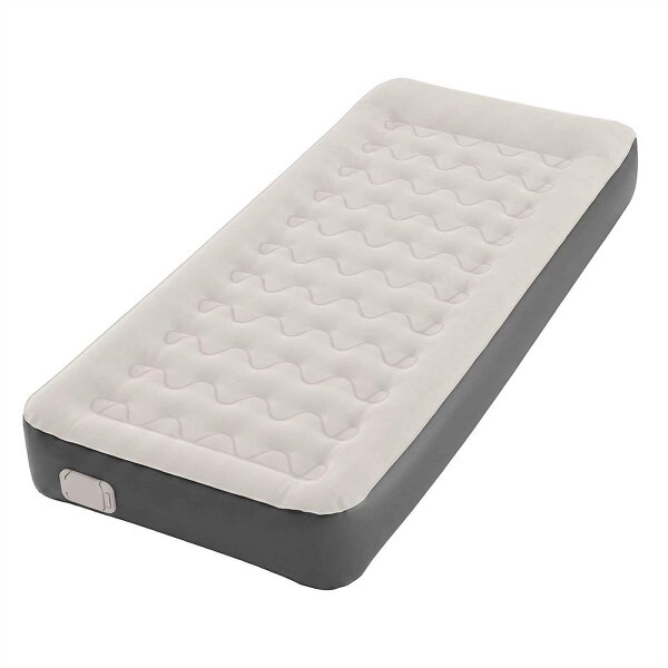Lavio Inflatable Mattress TPU Airbed Rechargeable Pump Camp Bed Grey - 190x90cm