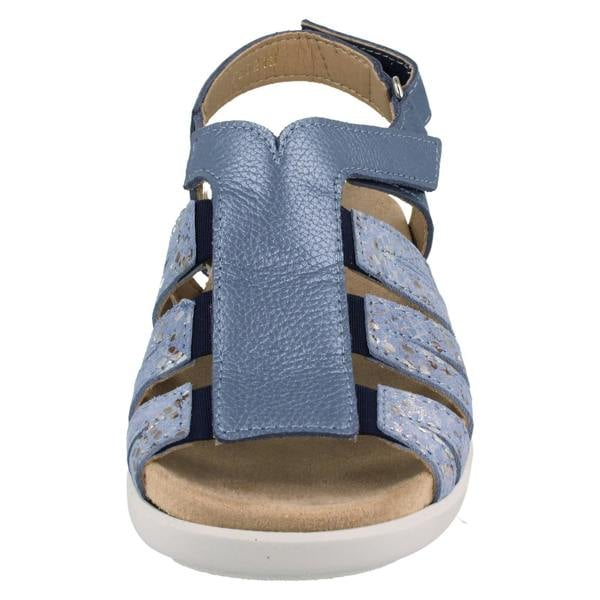 DB Shoes Ladies DB Wide Fit Stretch Sandal With A Removable Insole Treasure