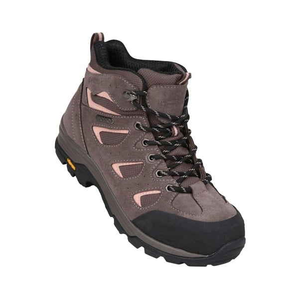 Mountain Warehouse Womens Vertex Suede Waterproof Walking Boots - Grey