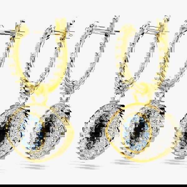 Swarovski Symbolica Gold Tone Plated Evil Eye Dropper Earrings 5692163