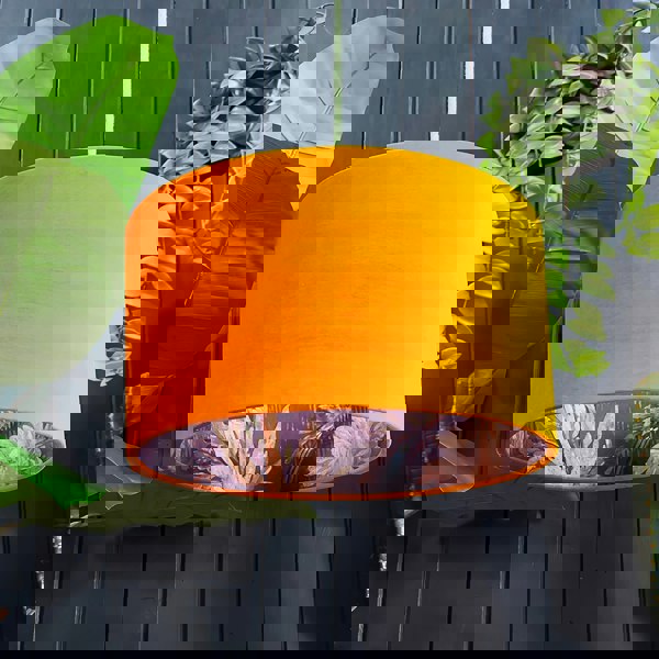 love frankie enchanted wood silhouette lampshade in rust