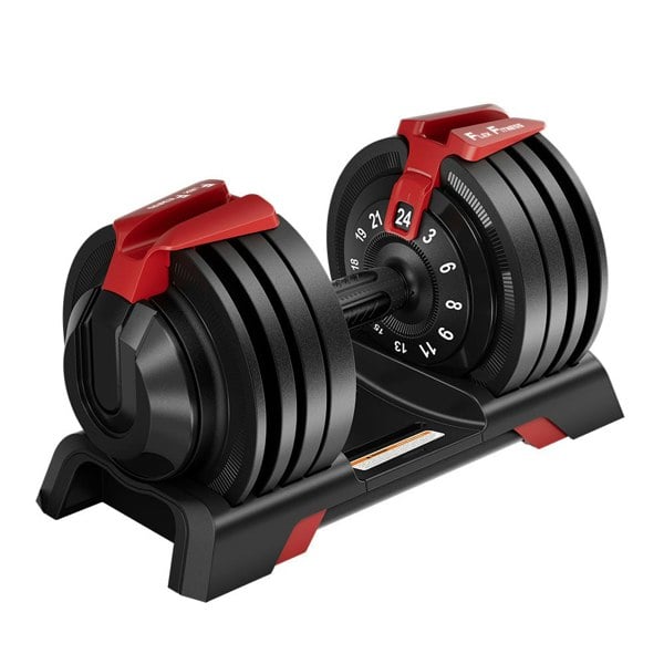Flex Fitness Quick-Select Adjustable Dumbbell Pair (3-24kg)