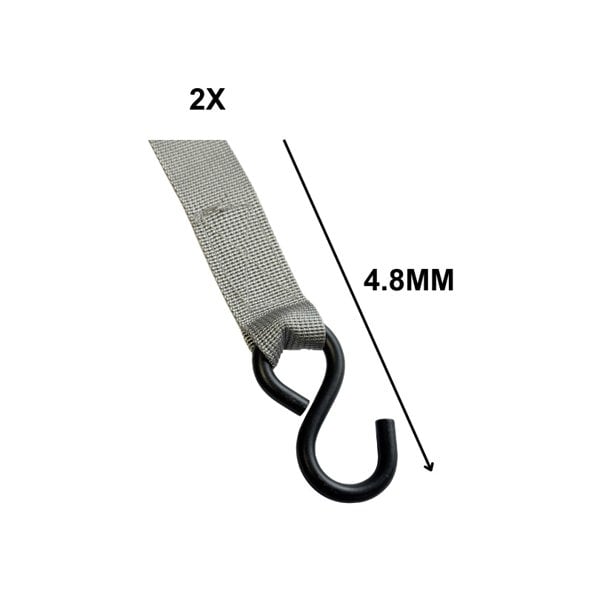 OLPRO Awning Storm Strap Tie Down Set - showing strap length