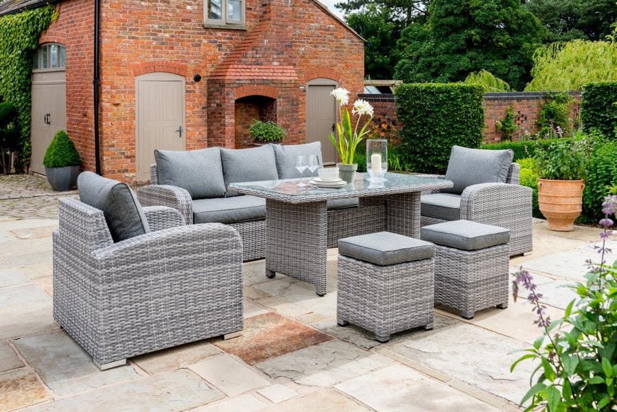 Norfolk Leisure Longbeach Outdoor 5 Seat Lounge Set