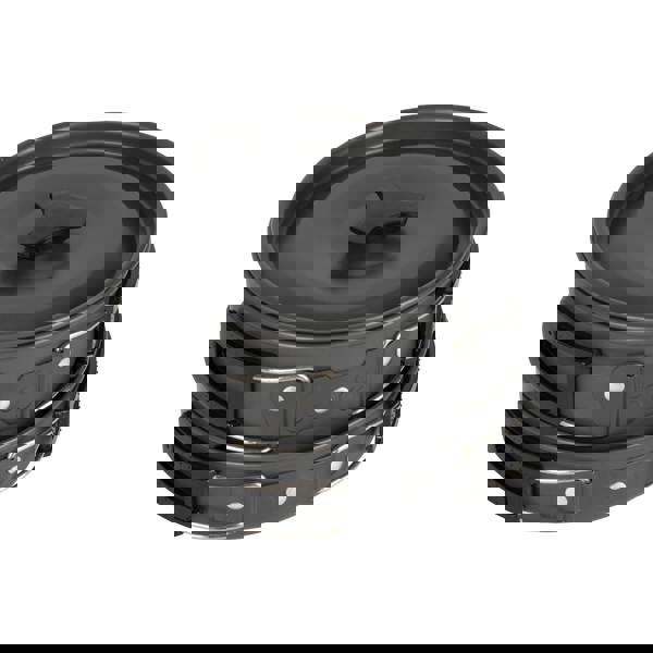 Trespass Scoff Camping Cookware Set - Black - 