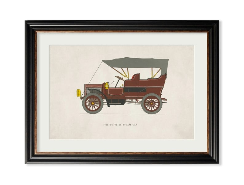 Exceptional Art 1905 WHITE 15 STEAM CAR