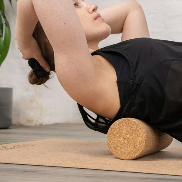Myga Natural Cork Fascia Massage Roller Available in 10 x 30cm and 15 x 45cm