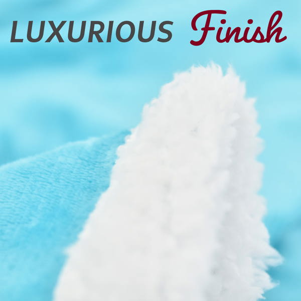 GlamHaus Heated Throw Electric Fleece Over Blanket Sofa Bed Large 160 X 130cm Scuba Blue