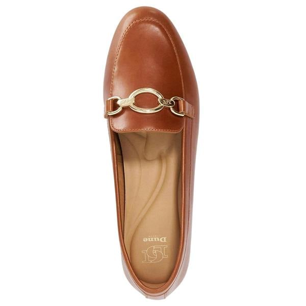 Dune London Womens/Ladies Lo Gladia Leather Loafers - Tan - 