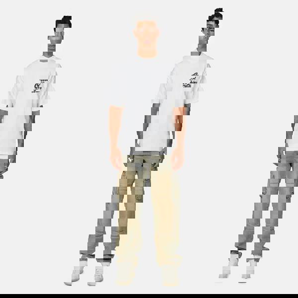 Good For Nothing  Blue Baggy Washed Cargo Denim Jeans - Blue Image 4