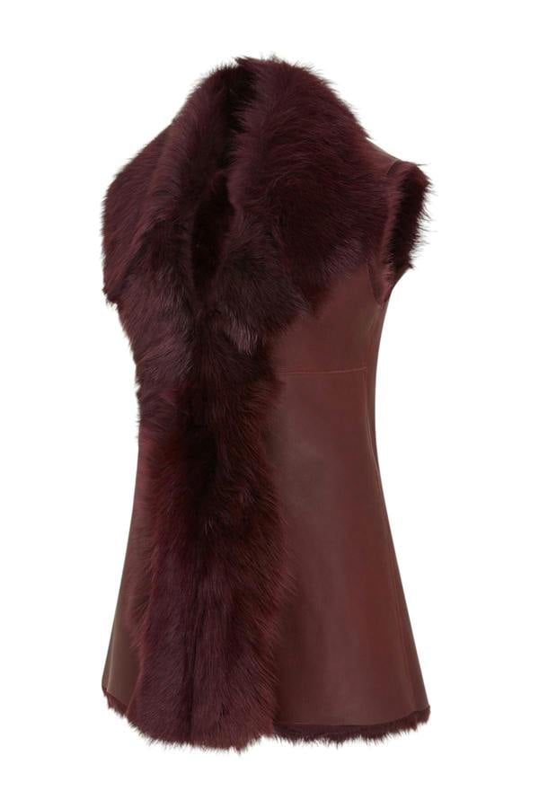 Infinity Leather Women's Toscana Shearling Nappa Leather Sheepskin Gilet - Parkes