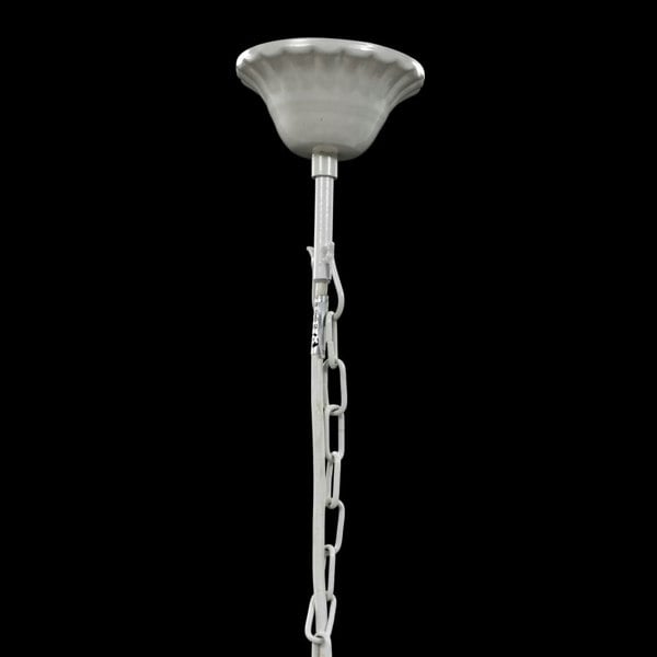 Berkfield Chandelier 5 Bulbs Transparent
