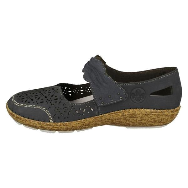 Rieker Ladies Rieker Cut Out Detailed Mary Jane Shoes 44896