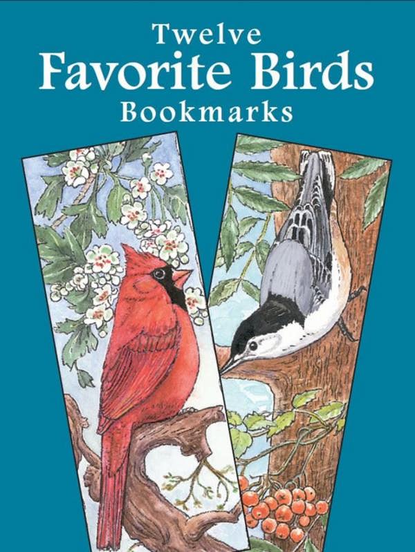 Twelve Favorite Birds Bookmarks
