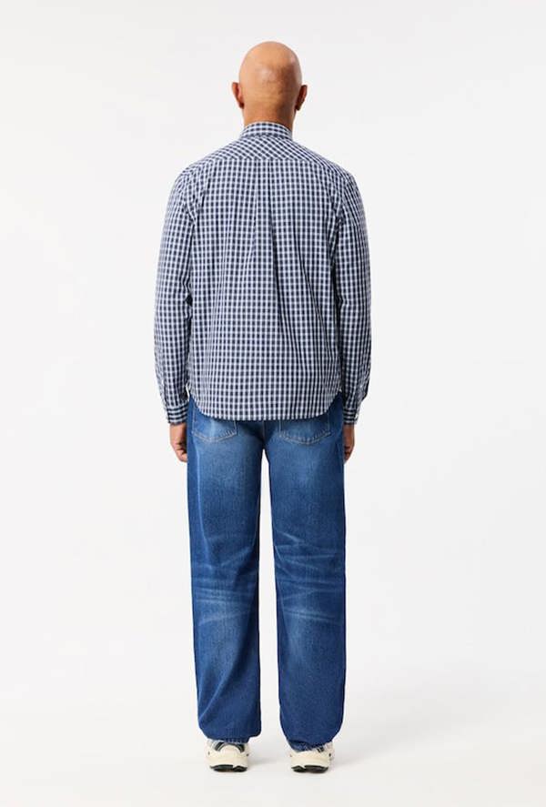 Lacoste Men's 5 Pocket Straight Cut Indigo Jeans