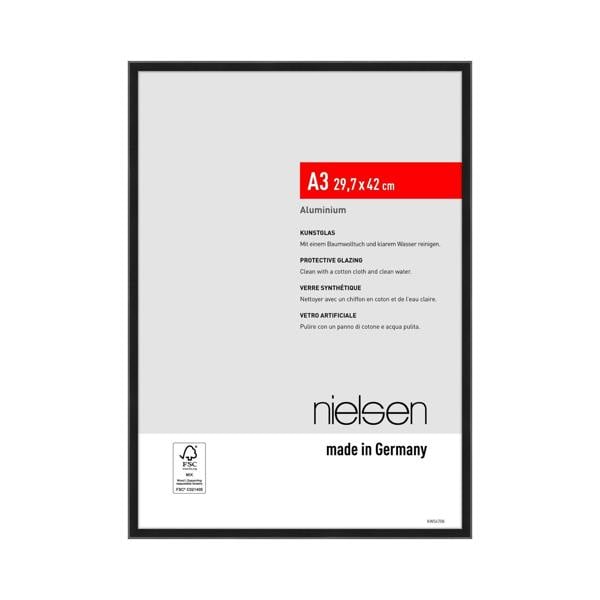 nielsen Atlanta Aluminium Picture Frame - Frosted Black