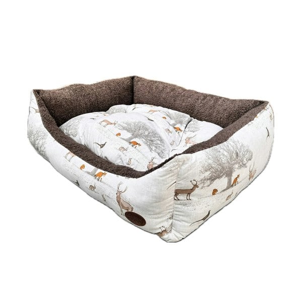 Snug and Cosy Pets Woodland Rectangle bed