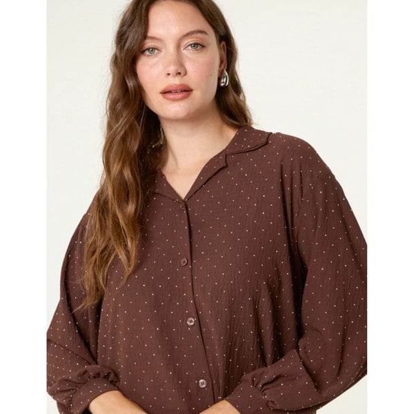 Blue Vanilla Diamante Shirt