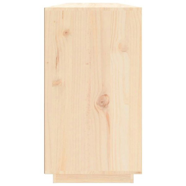Berkfield Sideboard 100x40x75 cm Solid Wood Pine