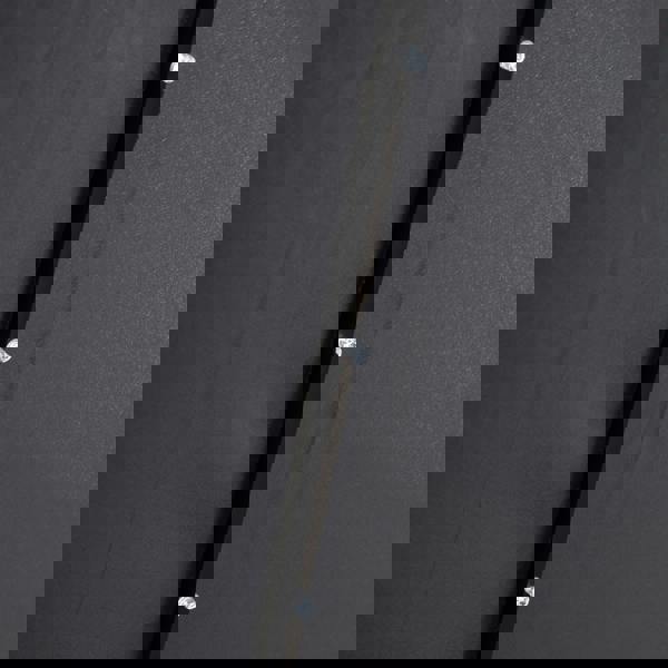 Samuel Alexander 3m Solar Powered Cantilever Lit Banana Garden Parasol with Crank Handle & White LED Lights in Grey