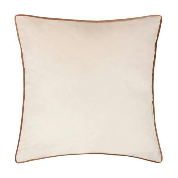 Furn Meridian Velvet Cushion Cover - Ecru/Ginger - 