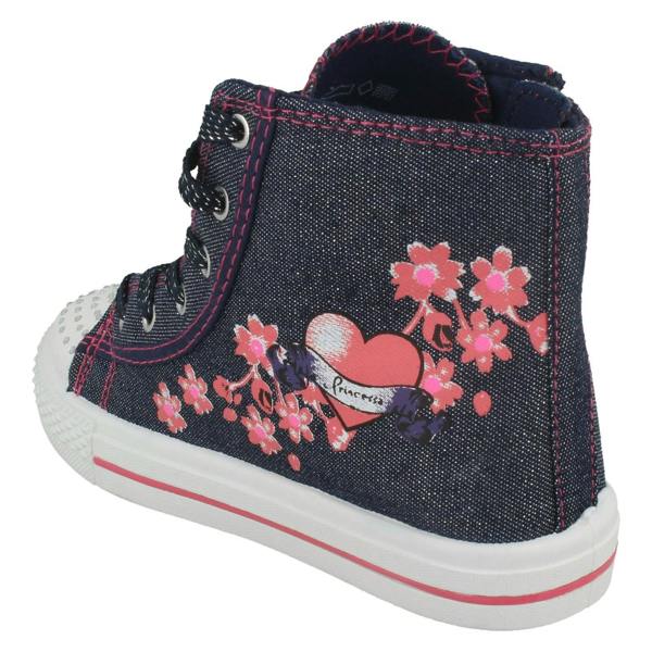 Girls Air Tech Hi Top Baseball Style Boots Rollar