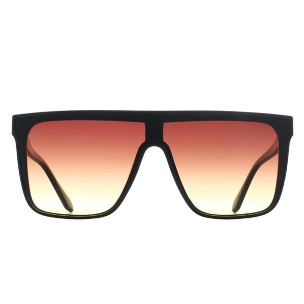 Quay Sunglasses Nightfall Medium 78598 Black Brown Yellow
