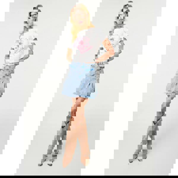 Pink Vanilla Hibiscus Flower T-Shirt