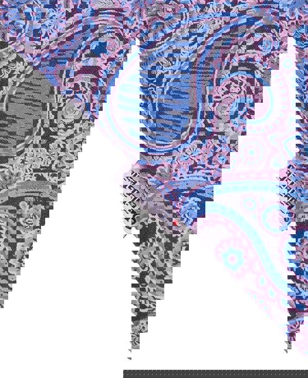 Lambretta Mens All Over Paisley Branded Retro Casual T-Shirt