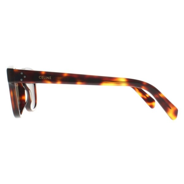 Celine Sunglasses Bold 3 Dots CL40233I 53N Blonde Havana Green